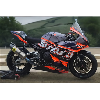 Lackierte Rennverkleidung Suzuki Gsxr 1000 2017 - 2024 -MXPCRV17976