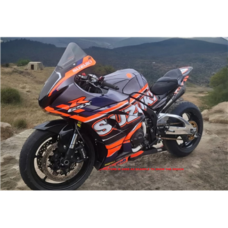 Lackierte Rennverkleidung Suzuki Gsxr 1000 2017 - 2024 -MXPCRV17976