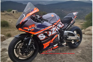 Painted Race Fairings Suzuki Gsxr 1000 2017 - 2024 - MXPCRV17976