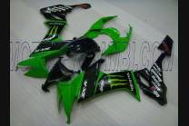 Painted street fairings in abs compatible with Kawasaki ZX10R 2008 - 2009 - MXPCAV2907