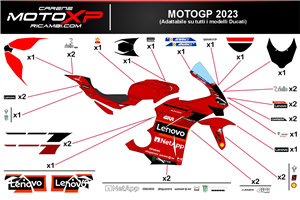 Kit Autocollants compatible avec Ducati Panigale V4 V4S 2025 - MXPKAD118010