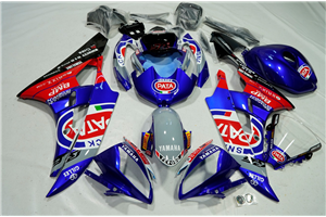 Painted street fairings in abs compatible with Yamaha R6 2006 - 2007 - MXPCAV14305