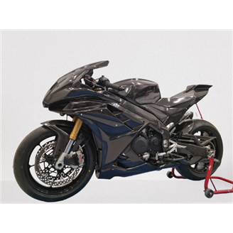 Carenage de Qualitè en fibre de carbone complet avec garde boue avant et coque arriere Pista Racing - MXPCCB16555