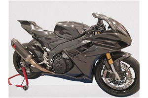 Carenage de Qualitè en fibre de carbone complet avec garde boue avant et coque arriere Pista Racing - MXPCCB16555