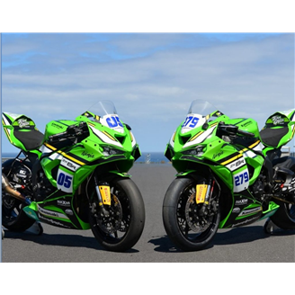 Painted Race Fairings Kawasaki Zx6-R 2024 - 2025 - MXPCRV18071