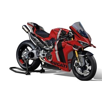 Lackierte Straße Verkleidung auf ABS mit Ducati Panigale V4 V4S 2025 - MXPCAV18078