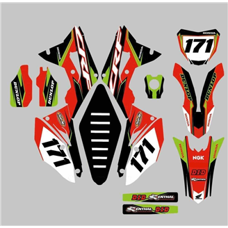 Aufkleber Satz kompatibel mit per Honda CRF 250 2019 - 2021 - MXPKAD13258
