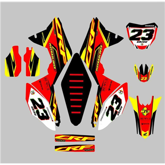 Kit adesivi compatibile con per Honda CRF 250 2019 - 2021 - MXPKAD13592