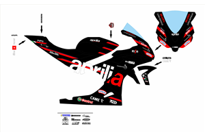Carenado Racing Pintado Aprilia RSV4 2021 - 2024 - MXPCRV17958