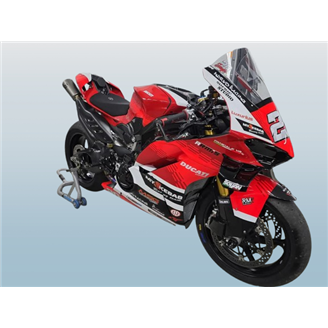 Lackierte Straße Verkleidung auf ABS mit Ducati Panigale V4 V4S 2025 - MXPCAV18091