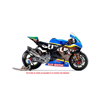 Lackierte Rennverkleidung Suzuki Gsxr 1000 2017 - 2024 -MXPCRV18118
