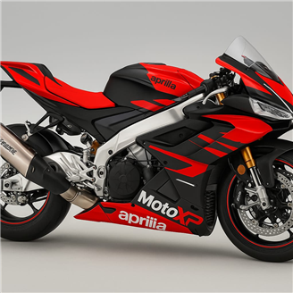 Painted street fairings in abs compatible with Aprilia RSV4 1100 2021 - 2024 - MXPCAV18140