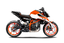 Kit Autocollants compatible avec per KTM DUKE 390 2024 - 2025 - MXPKAD18153