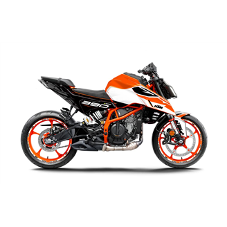 Kit Autocollants compatible avec per KTM DUKE 390 2024 - 2025 - MXPKAD18153