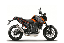 Kit adesivi compatibile con per KTM DUKE 690 2012 - 2020 - MXPKAD18160