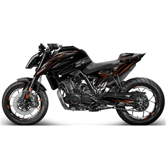 Aufkleber Satz kompatibel mit per KTM DUKE 790 890 2020 - 2022 - MXPKAD18155