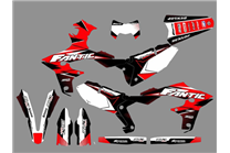 Kit adesivi compatibile con per FANTIC 250F 250 XEF 2021 - 2022 - MXPKAD18182