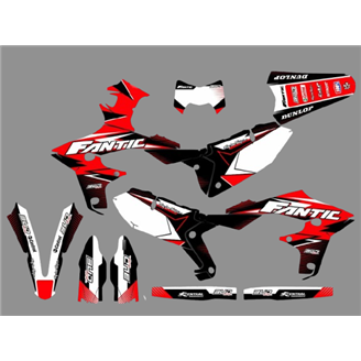 Kit adesivi compatibile con per FANTIC 250F 250 XEF 2021 - 2022 - MXPKAD18182