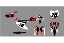 Sticker set compatible with per GASGAS MC 65 2021 - 2022 - MXPKAD18184
