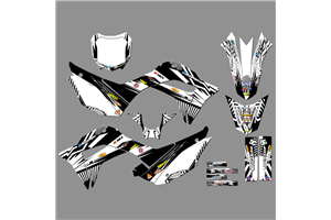 Sticker set compatible with per HONDA CRF 110F 2019 - 2021 - MXPKAD18185