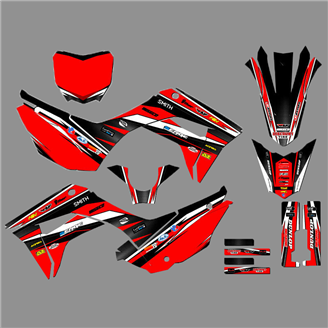 Kit de pegatinas compatible con per HONDA CRF 110F 2019 - 2021 - MXPKAD18186