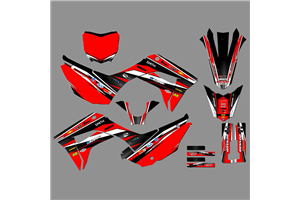 Kit Autocollants compatible avec per HONDA CRF 110F 2019 - 2021 - MXPKAD18186