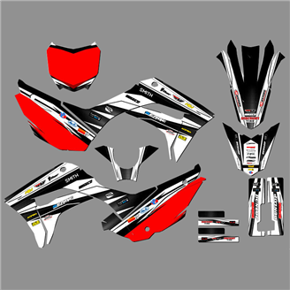 Kit Autocollants compatible avec per HONDA CRF 110F 2019 - 2021 - MXPKAD18187