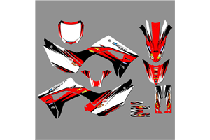 Kit de pegatinas compatible con per HONDA CRF 110F 2019 - 2021 - MXPKAD18188