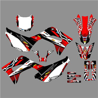 Kit Autocollants compatible avec per HONDA CRF 110F 2019 - 2021 - MXPKAD18189