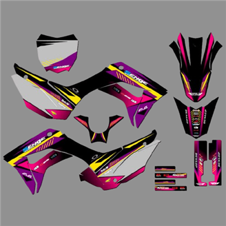 Sticker set compatible with per HONDA CRF 110F 2019 - 2021 - MXPKAD18190