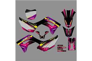 Sticker set compatible with per HONDA CRF 110F 2019 - 2021 - MXPKAD18190