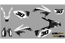 Kit Autocollants compatible avec per HONDA CRF 250X 2004 - 2020 - MXPKAD14861