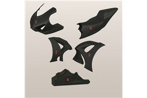 Lackierte Rennverkleidung Suzuki Gsxr 1000 2017 - 2024 - MXPCRV6995