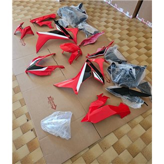 Lackierte Straße Verkleidung auf ABS kompatibel mit Honda Cbr 650 R 2019 - 2020 - MXPCAV18249