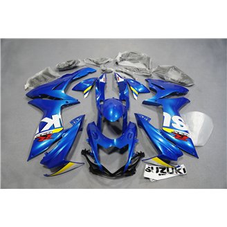 Lackierte Straße Verkleidung auf ABS kompatibel mit Suzuki Gsxr 600/750 2011 - 2024 - MXPCAV3130