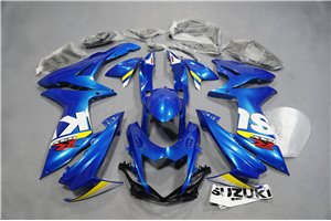 Lackierte Straße Verkleidung auf ABS kompatibel mit Suzuki Gsxr 600/750 2011 - 2024 - MXPCAV3130