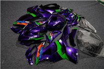 Lackierte Straße Verkleidung auf ABS kompatibel mit Kawasaki EX Ninja 400 2018 - 2023 - MXPCAV18342 2