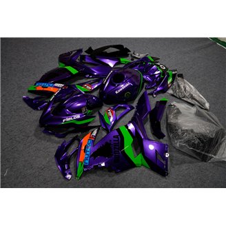 Lackierte Straße Verkleidung auf ABS kompatibel mit Kawasaki EX Ninja 400 2018 - 2023 - MXPCAV18342