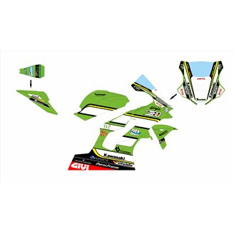 Painted Race Fairings Kawasaki Zx10R 2021 - 2025 MXPCRV18348