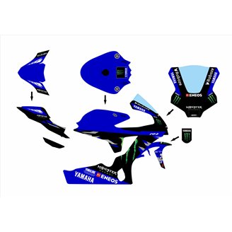 Carenage Racing Peint Yamaha R1 2020 - 2025 - MXPCRV18001