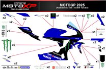 Kit adesivi compatibile con Yamaha R1 2009 - 2014 - MXPKAD18423