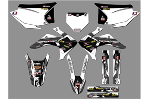 Kit de pegatinas compatible con per HONDA CRF 230F BIKER 2019 - MXPKAD18476