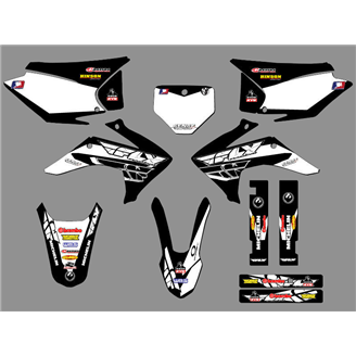 Kit adesivi compatibile con per HONDA CRF 230F BIKER 2019 - MXPKAD18473