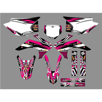 Kit Autocollants compatible avec per HONDA CRF 230F BIKER 2019 - MXPKAD18467