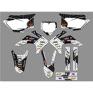 Kit adesivi compatibile con per HONDA CRF 230F BIKER 2019 - MXPKAD18461