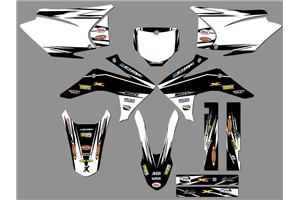Sticker set compatible with per HONDA CRF 230F BIKER 2019 - MXPKAD18457