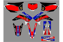Sticker set compatible with per HONDA CRF 230F BIKER 2019 - MXPKAD18456