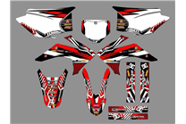 Kit Autocollants compatible avec per HONDA CRF 230 2015 - 2020 - MXPKAD18454