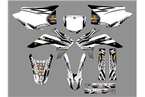 Kit Autocollants compatible avec per HONDA CRF 230 2015 - 2020 - MXPKAD18453