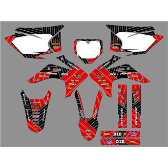 Sticker set compatible with per HONDA CRF 230 2015 - 2020 - MXPKAD18451